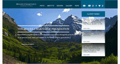 Desktop Screenshot of moorecharitable.org